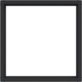 Spacer ring for central plate/piece 50 x 50 mm, A.x/C.x night black matte