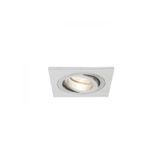 PASADENA GU10 SQ I recessed brushed aluminum 230V LED GU10 7W