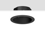 Spring system housing D 130 H 80 colour: black