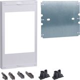Assembly unit,universN,450x250mm,for NH2 fuse load on mounting plate