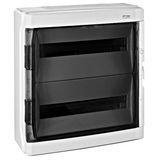 Wall-mounting Distribution Board 2-row 36MW transparent IP65