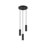 Soka pendant 3-pc GU10 matt black