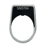 Legend plate "SINISTRA"
