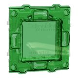 Unica - 2 mod fixing bracket + construction site protection - plastic