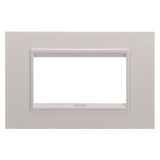 LUX PLATE - IN METAL - 4 MODULES - MONOCHROME NATURAL BEIGE - CHORUSMART
