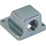 Flanged elbow 90° zinc diecast. M63x1.5 
