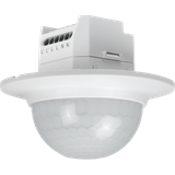 Presence detector, 230 V, master, 26 m, round, for flush-mounting box, white