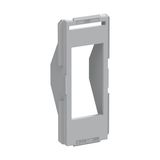 Adapter frame, traffic grey, Halogen free