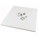 XMC0604 Snap-on cover, closed, HxW=650x425mm, grey