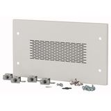 XTSZCSV3-H250W425 Section wide cover, HxW=250x425mm, IP31, grey