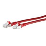 Patch cord Cat.6A AWG 26 0.4 m red