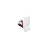 MOD W/1 RJ45 CAT.6 UTP CONNECTOR-1 MOD WHITE
