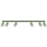 Ceiling lamp RING 6L sage