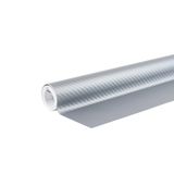 3D CARBON fiber SILVER foil 30cm x 150cm AMIO-02600