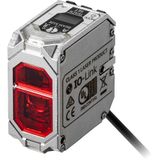 Photoelectric sensor, aluminum die cast (chrome plating) case, red las