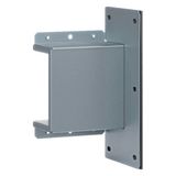 Wall connector 60x100 mm galvanized for fire protection duct