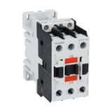 Three-pole contactor, IEC operating current Ie (AC3) = 26A, DC coil low consumption, 48VDC