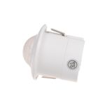 360° PIR motion sensor, Un=230V AC, P=300W, ceiling mount, white