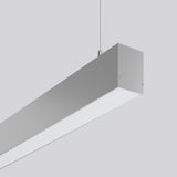 LESS IS MORE 50, 28 W, 3250 lm, 840, silver, DALI Pendant luminaires, 