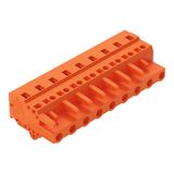 1-conductor female connector CAGE CLAMP® 2.5 mm² orange