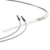 Fiber optic sensor head, through-beam, M34 cylindrical axial with slee E32 2042E