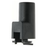 Tube entry, surface-mtd, black