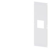door 3WA size 2, (3-pole), IP30, hinge: left, lock: twist lever, W: 600 mm