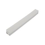 LED Silicone Profile Square 19 x 19 mm / white - milky, by m