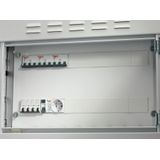 Support frame set for accepting DIN rail-mounted devices (e.g. MCBs) 9674761