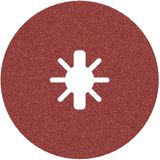 X-LOCK Fibre Disc, 125mm, G100, star hole, R780 Best for Metal + Inox