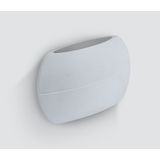 WHITE WALL LIGHT 2x6W WW IP54 230V