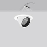 GOLAS mini, 20 W, 2450 lm, 940, white, on/off Recessed projectors, D 1