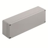 Klippon K (aluminium empty enclosure), Empty enclosure, Aluminium enclosure, Height: 80 mm, Width: 250 mm, Depth: 55 mm, Material: Aluminium AlSi12, Powder-coated, textured, Silver grey