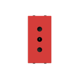 Socket outlet IT P11 10A - 1M - Red