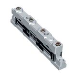 Universal busbar support, 3-pole 0