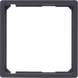 Intermediate ring for central plate, Q.1/Q.3, ant. velvety, lacq.