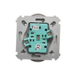 Triple illuminated push button, LED not replaceable Color: blue, (module), 10AX, quick connection, beige