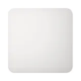 Solo Button, 1-Gang 2-Way, White