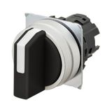 Selector A22NZ 22 dia., 3 position, NON-lighted, bezel brushed metal, A2270558G