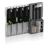 TB5640-2ETH-XC:AC500,Modulträger,4xPlätz ,2xETHERNET RJ45,1xCOM, 24VDC,CAN