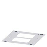 Roof plate for module inserts IP30, D: 400mm W: 400mm