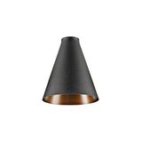 LALU© CONE 15, lamp shade, E27 Base, Mix&Match, bl/cu