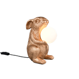 Rabbit table lamp G9 gold
