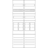 Meter mounting unit, 2-fold, equipped, version  Z27B0019