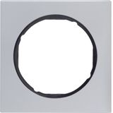 Frame 1gang, R.3, al./black