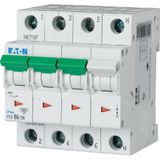 PL6-B6/3N Miniature circuit breaker (MCB), 6 A, 3p+N, characteristic: B