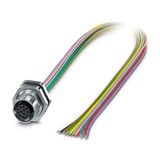 SACC-DSI-M12FS-17P-M16XL/0,5 - Device connector, rear mounting