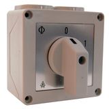 Off switch, metric entry M20, 20A, 1-pole