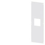 door 3WA size 2, (3-pole), IP54, hinge: right, lock: twist lever, W: 600 mm