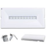 Emergency lamp Shield O 1W IP65 6000K 3h shining in case of failure/permanent